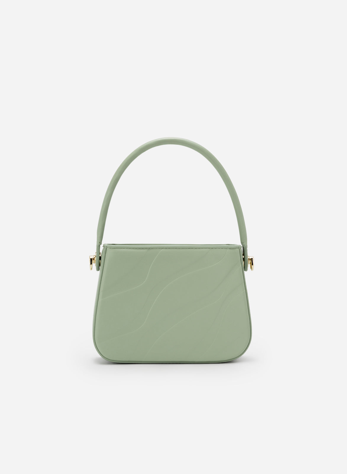 Borsa con Manico e Tema Onde Nera