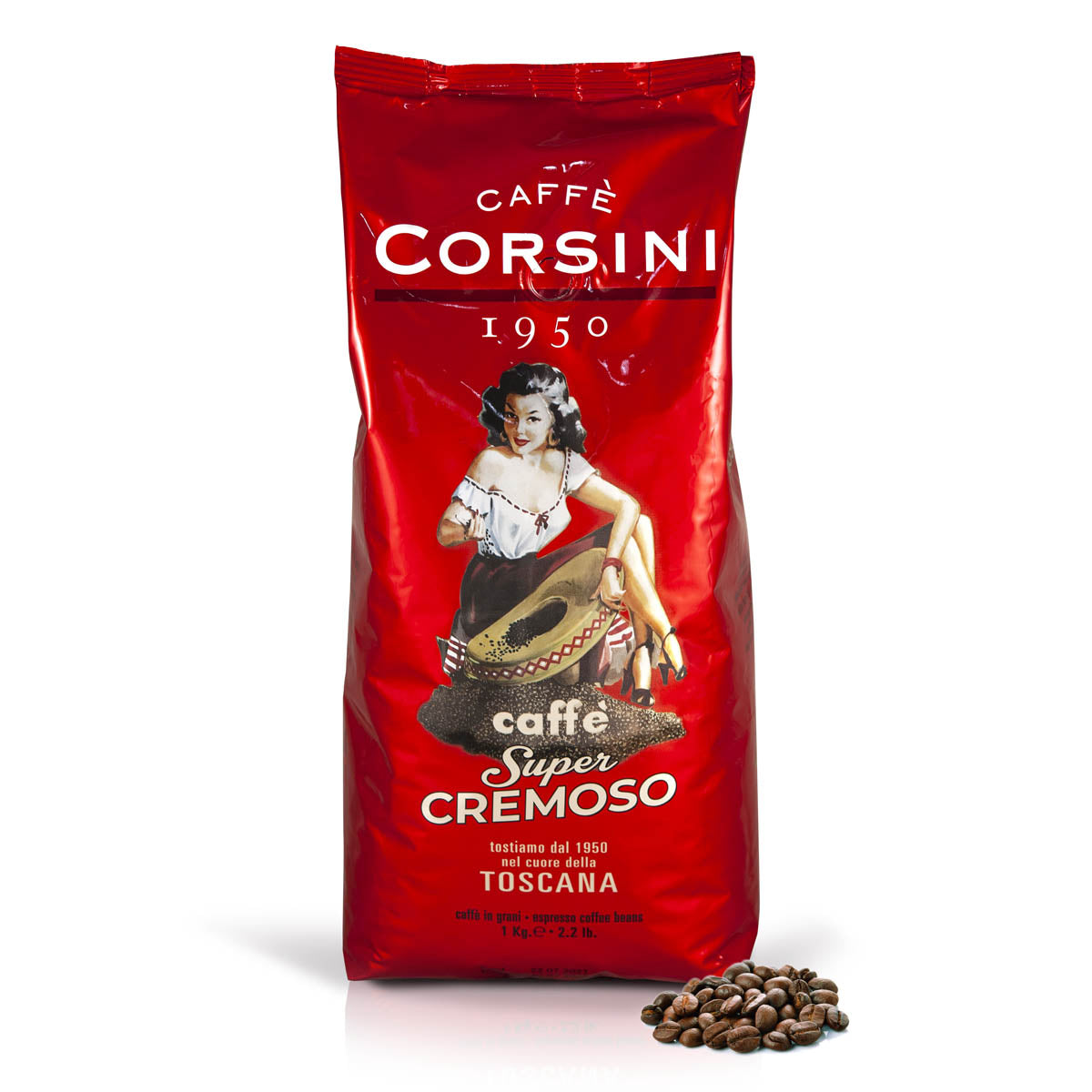 Caffè in grani | Super Cremoso | 1 Kg