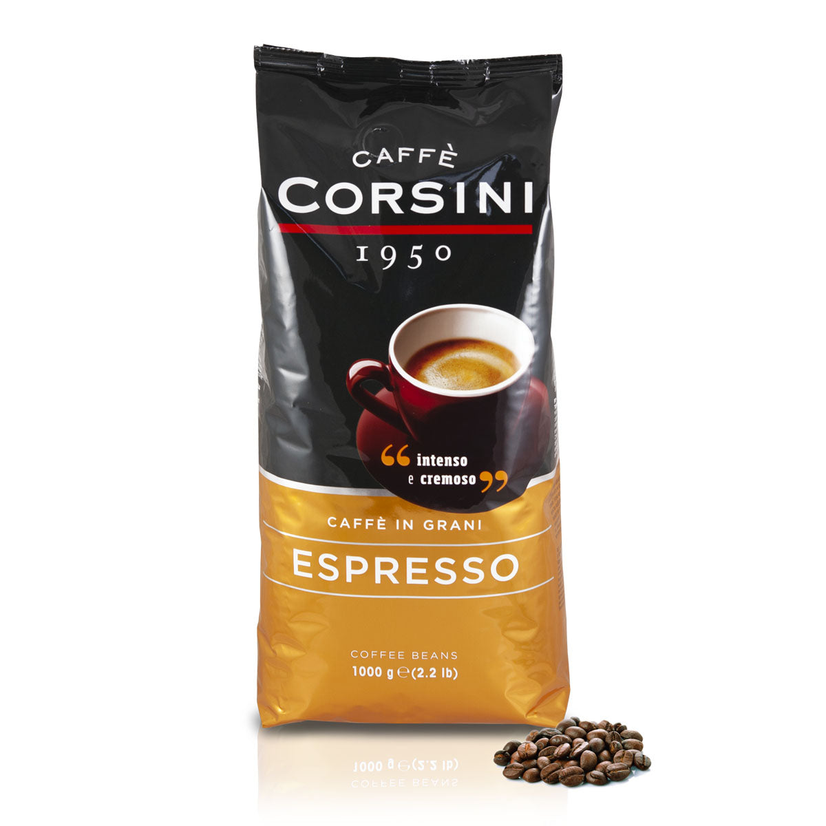 Caffè in grani | Espresso | Confezione da 1 Kg