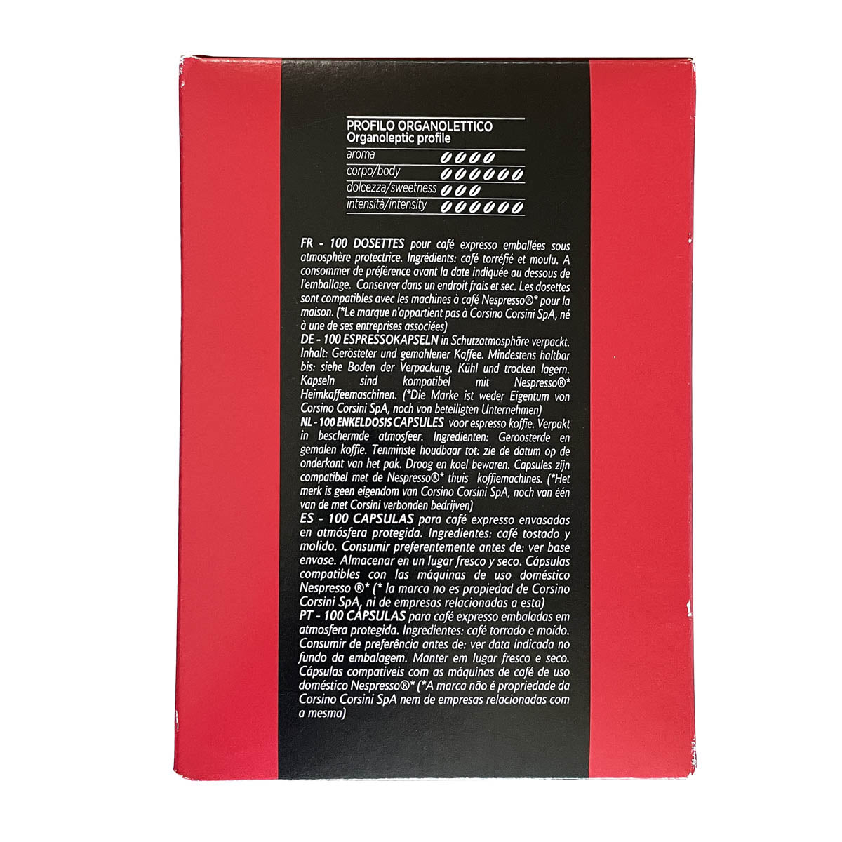 100 capsule di caffè compatibili Nespresso® | Classico Italiano