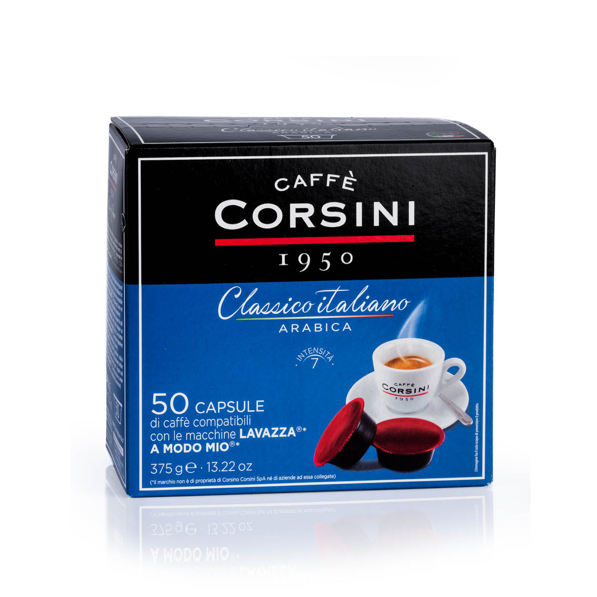 Capsule di caffè compatibili Lavazza®* A Modo Mio®* | 100% Arabica Classico Italiano | 50 pezzi