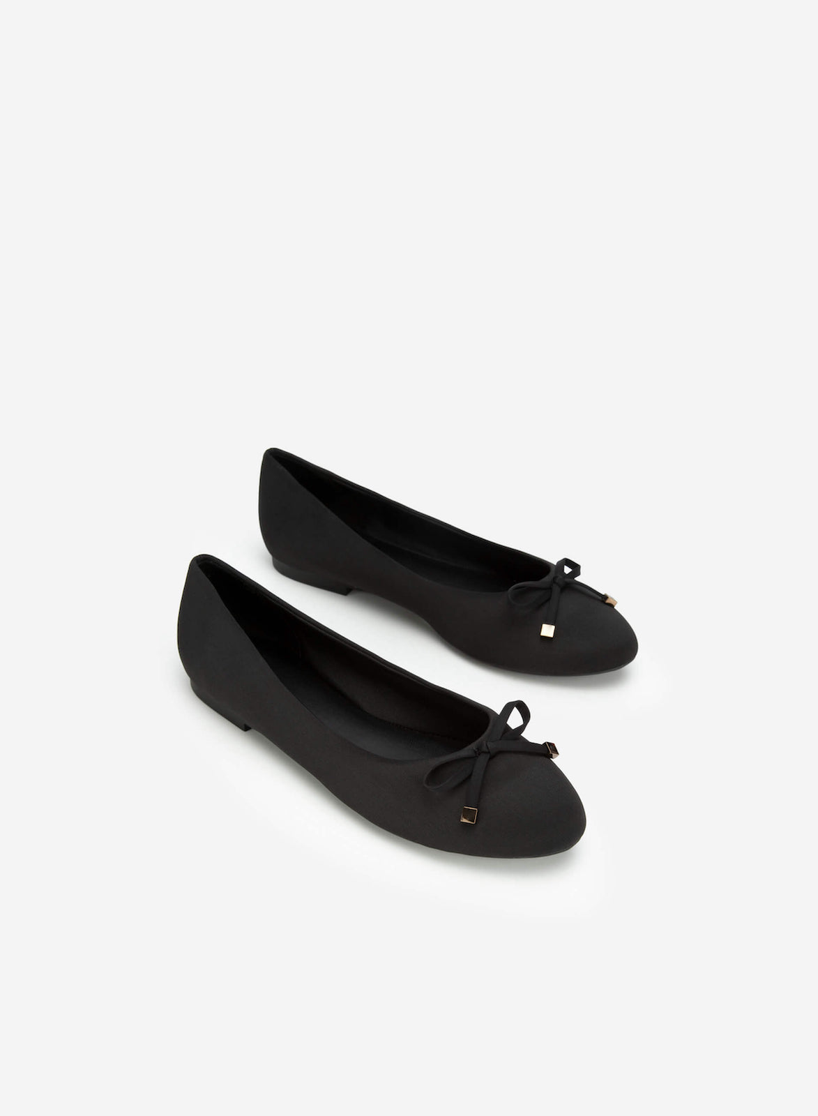 Scarpe Ballerina con Fiocco Nero
