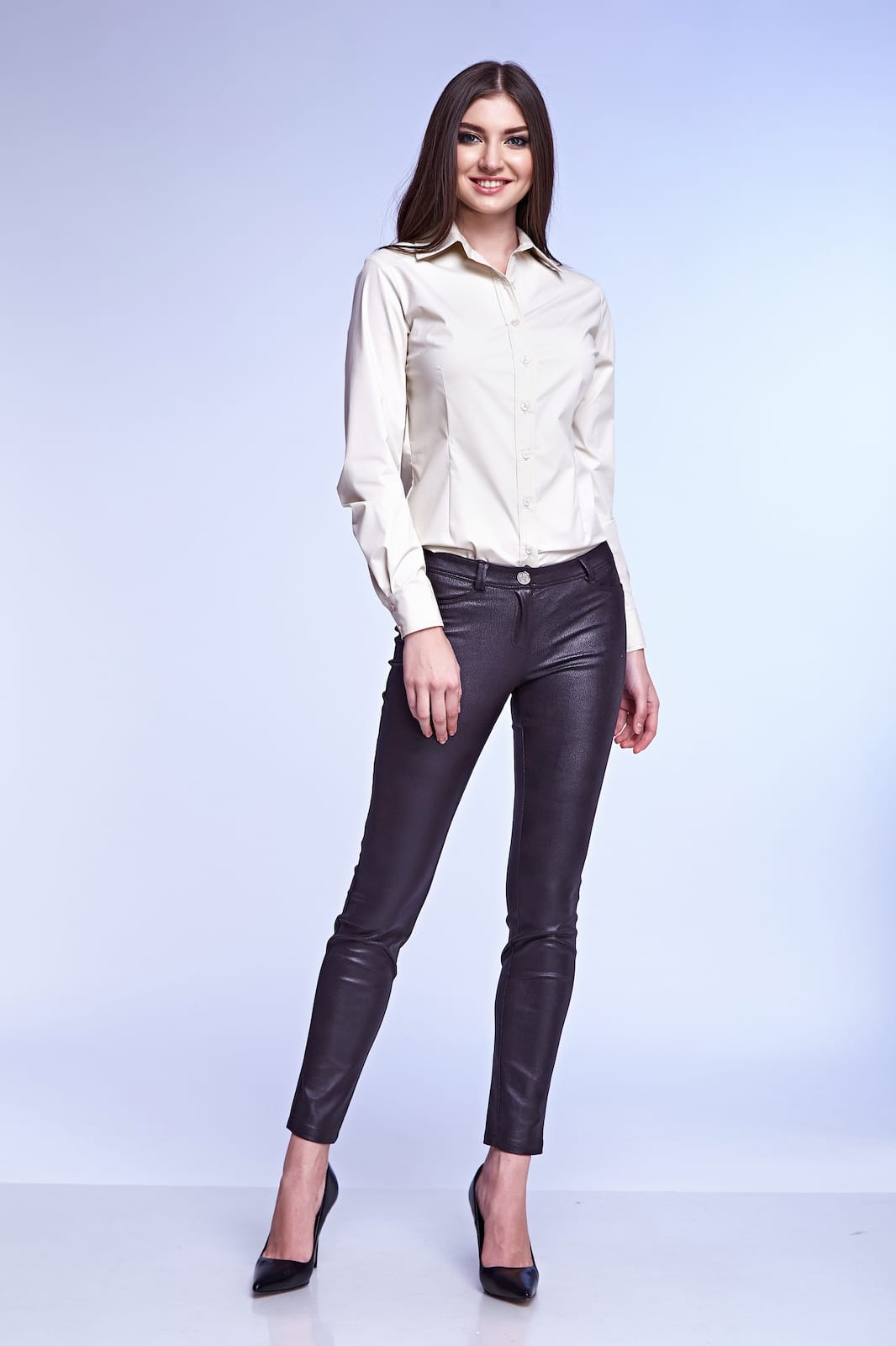Camicia classica con maniche lunghe