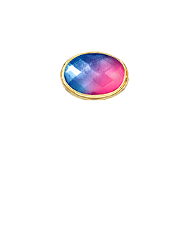 LINK PIETRA SFUMATA BLU FUCSIA