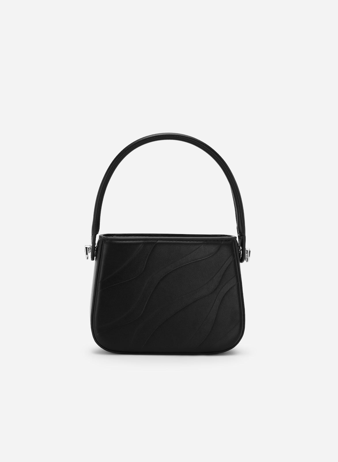 Borsa con Manico e Tema Onde Nera