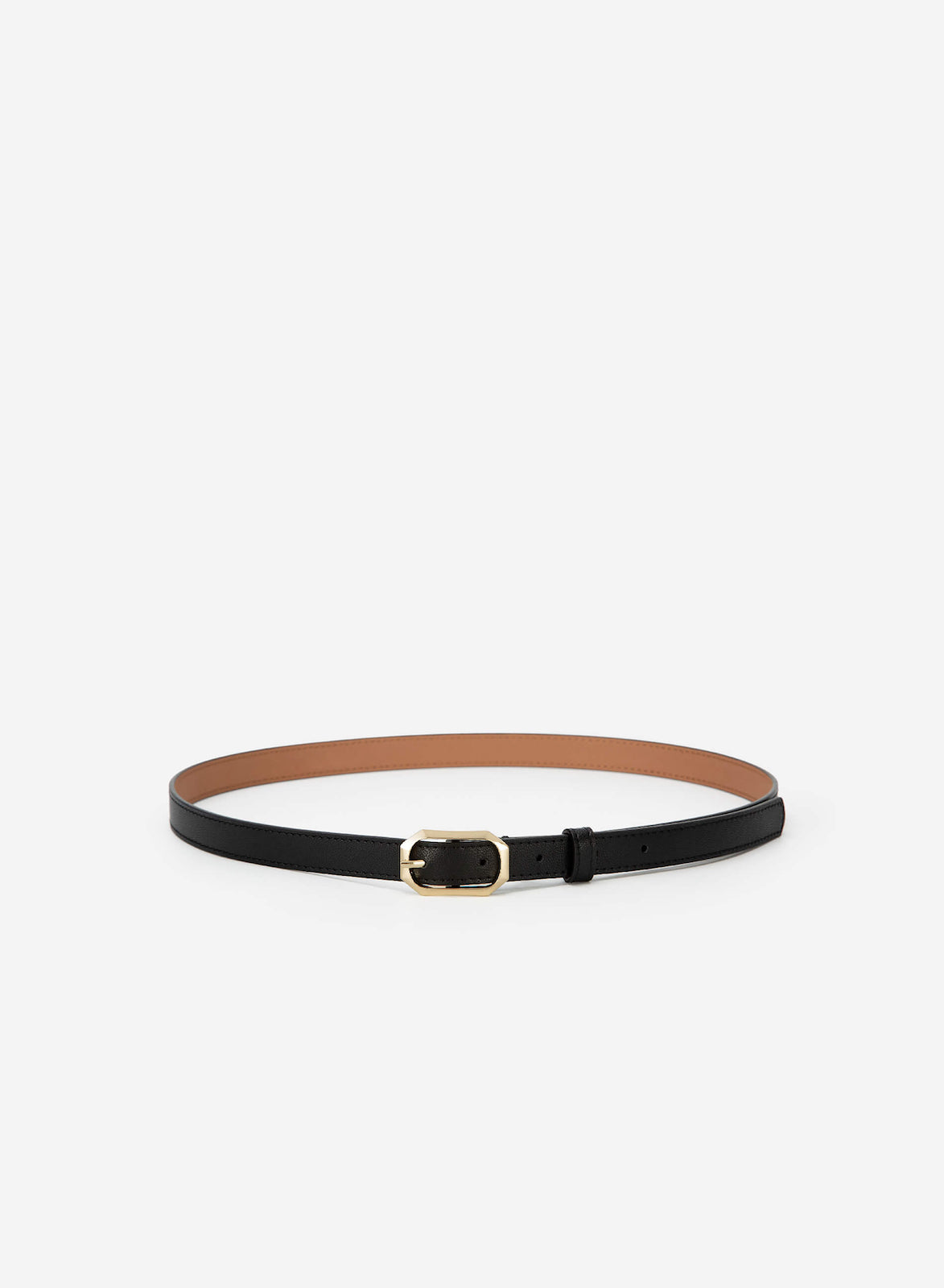 Cintura Bianca Elegante con Fibbia Dorata