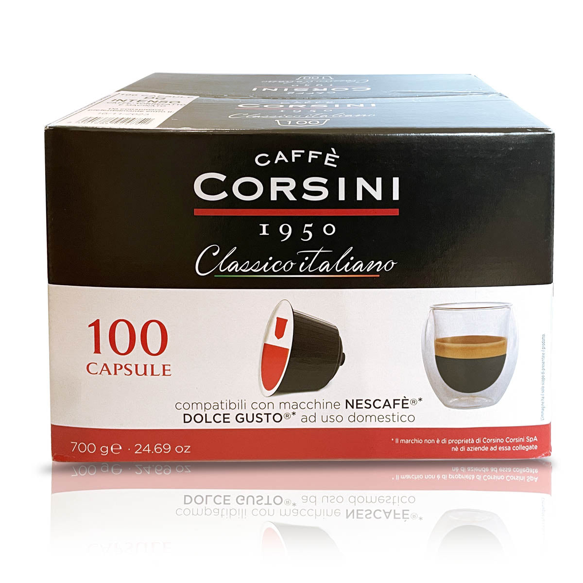 Capsule di caffè compatibili Nescafè® Dolce Gusto® | Classico Italiano Intenso | 100 pezzi