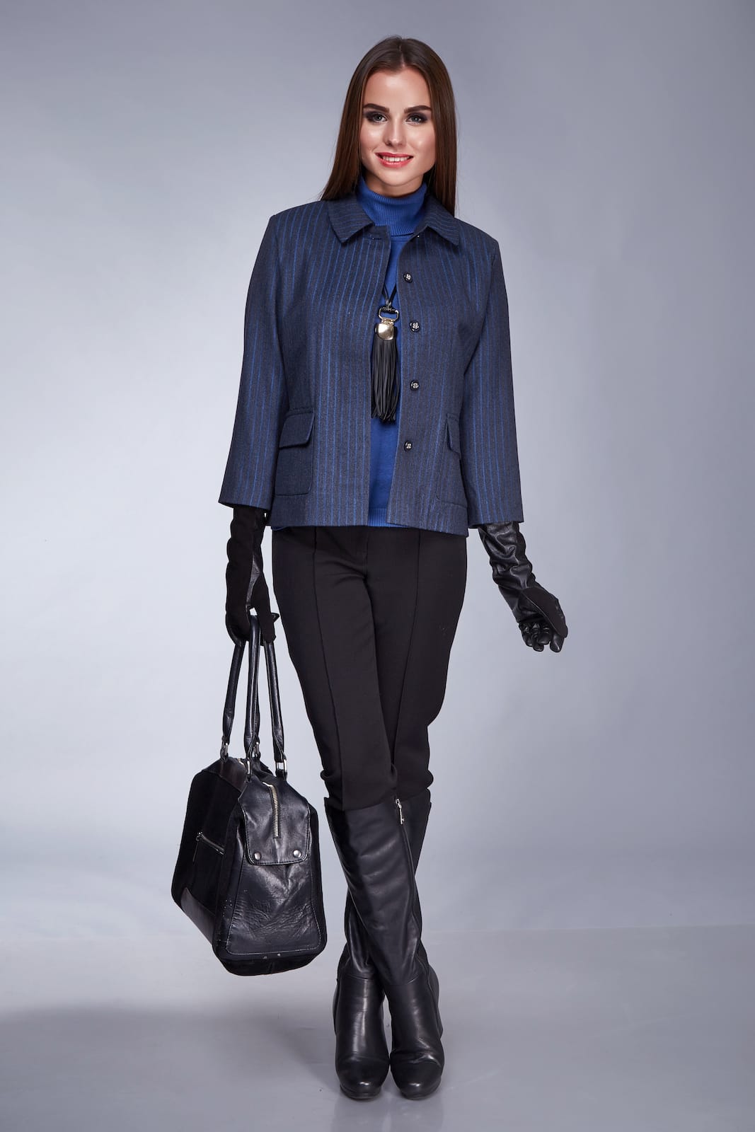 Giacca elegante a righe