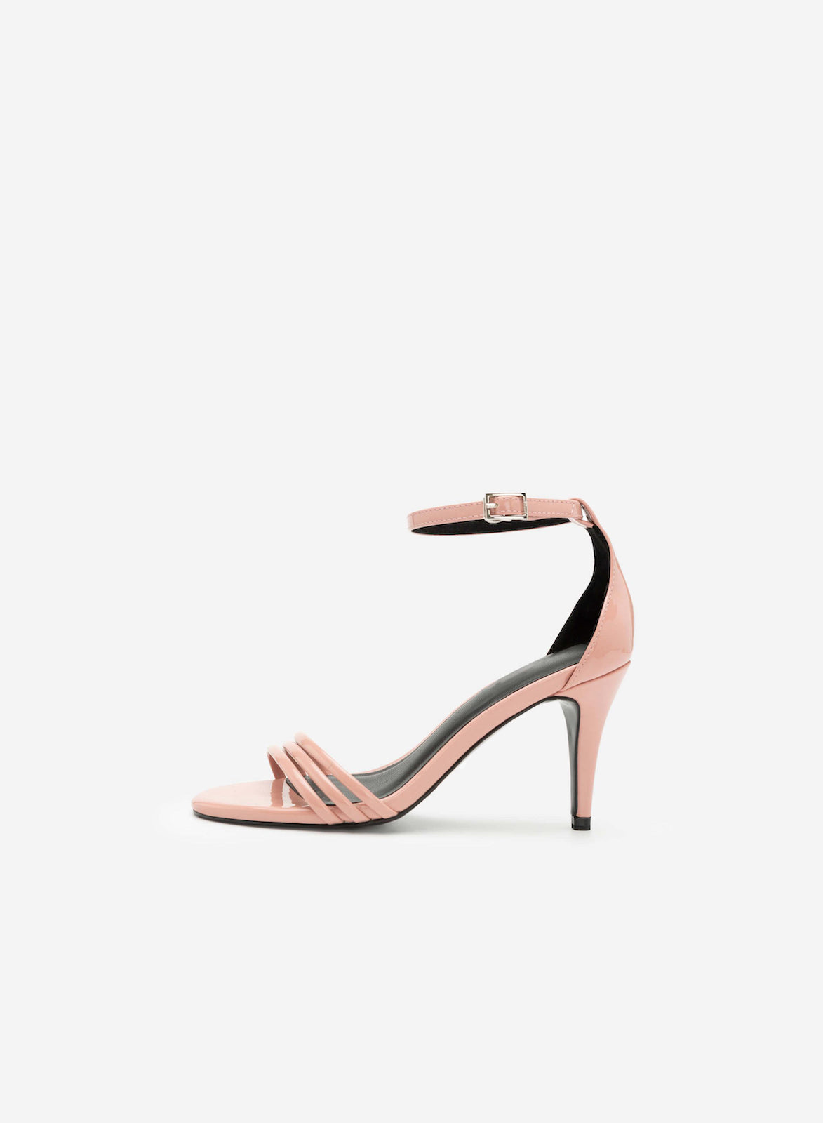 Tacco Elegante con Cavigliera Rosa Luccicante