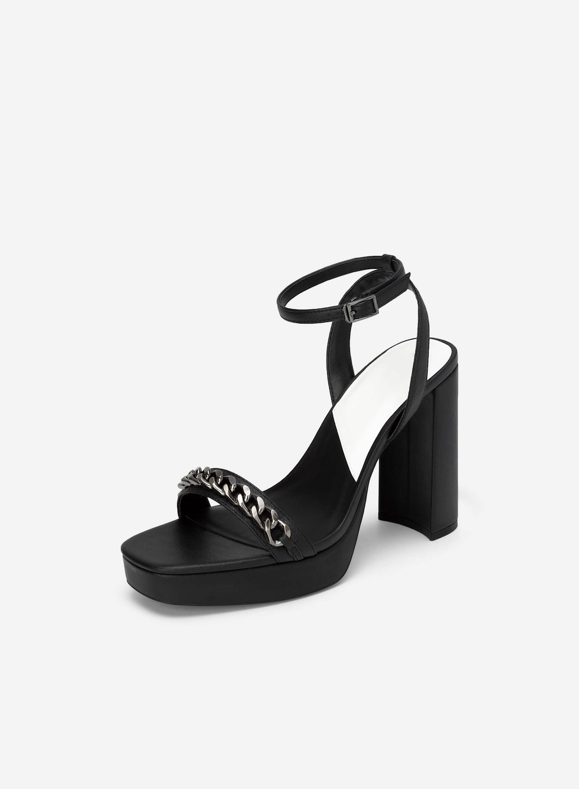Tacco Alto Nero con Borchia